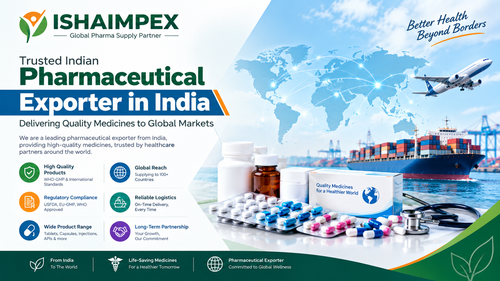 Pharmaceutical Exporter in India | Isha Impex